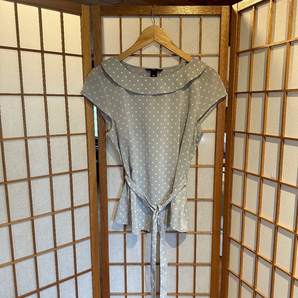 H&M polkadot blouse